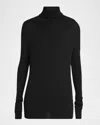 Moncler Genius Ribbed Wool Turtleneck In Black
