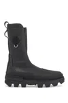 Moncler Genius Chunky Heeled Leather Boots With Lug Sole