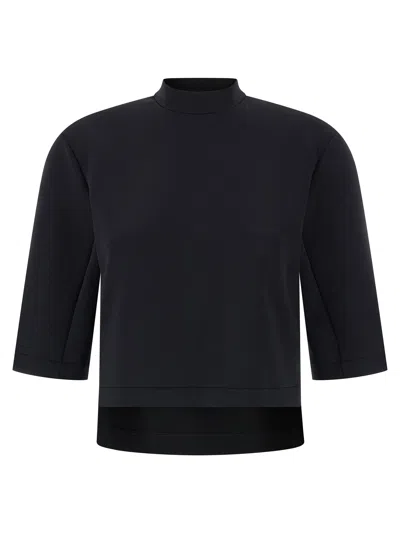 Moncler Genius Scuba-effect With High Neck Sweatshirt In Black