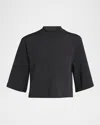 Moncler Genius X Ee72 By Edward Enninful Neoprene T-shirt In Blue