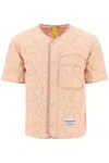 Moncler Genius Short-sleeved Quilted Jacket In Rosa
