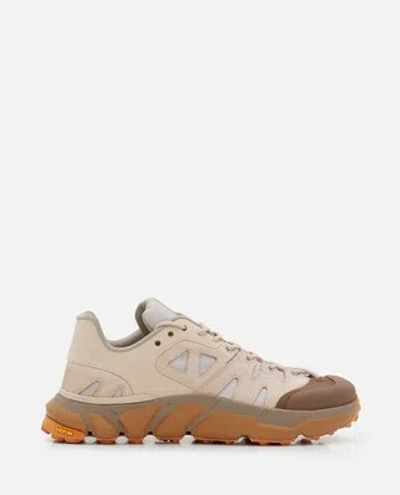 Pre-owned Moncler Genius "silencio" Low-top Sneakers In Beige
