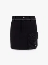 Moncler Genius X Willow Smith Cotton Mini Skirt In Black