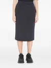 Moncler Genius High-rise Pencil Skirt In Black