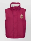 MONCLER GENIUS SLEEVELESS HIGH NECK COAT WITH CONVENIENT SIDE POCKETS