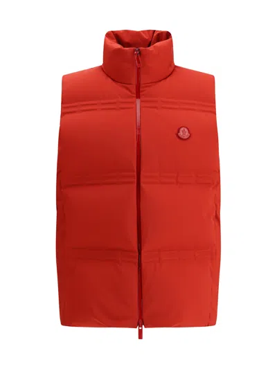 Moncler Genius Sparky Vest In Red