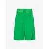 Moncler Genius Spring  X Asap Rocky Wide-leg Shell Shorts In Green