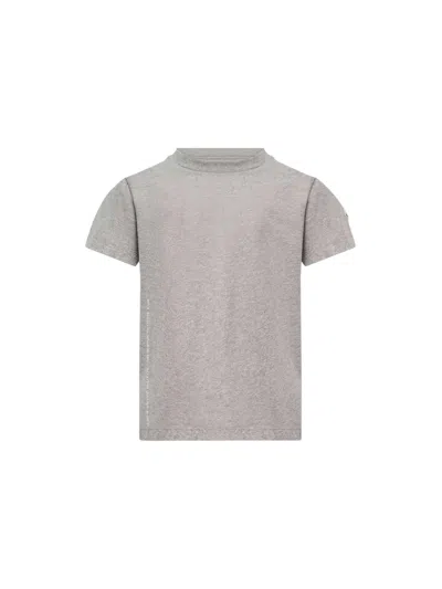 Moncler Genius Kids' Ss T-shirt In Gray
