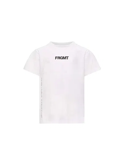 Moncler Genius Kids' Ss T-shirt In White