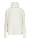 Moncler Genius Maglione A Collo Alto In Collaborazione Con Willow Smith In White
