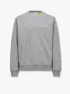 Moncler Genius Maxi Logo Cotton Sweatshirt In Blue