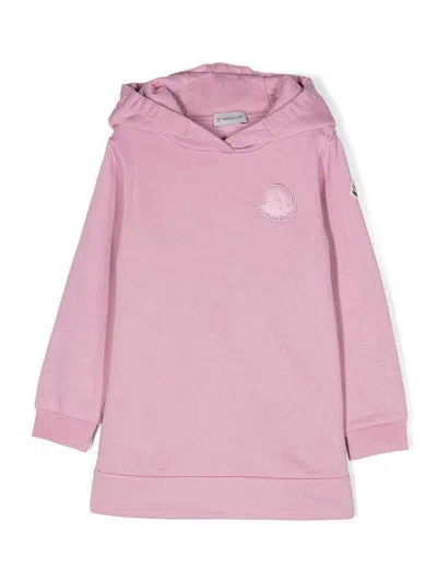 Moncler Genius Kids' Sweatshirt Style Dress In Pink