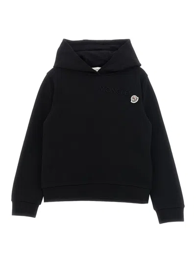 Moncler Genius Kids' Sweatshirt With Logo And Hood In Black