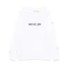 Moncler Genius Moncler X Fragment Hiroshi Fujiwara Relaxed Fit Hoodie With Cartoon Logo And Drawstring Hood In White