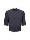 Moncler Genius T-shirt By Moncler X Ee72 By Edward Enninful In Neoprene In Blue