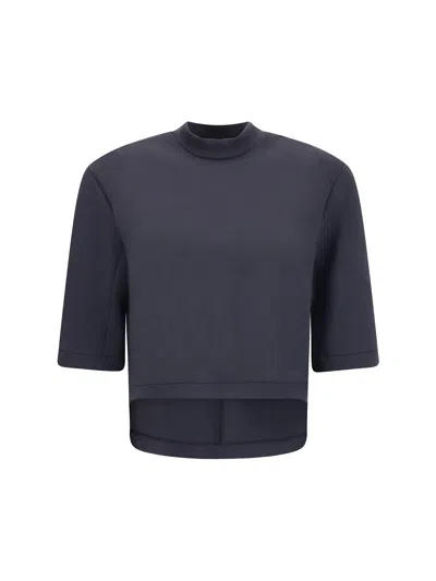 Moncler Genius T-shirt By Moncler X Ee72 By Edward Enninful In Neoprene In Blue