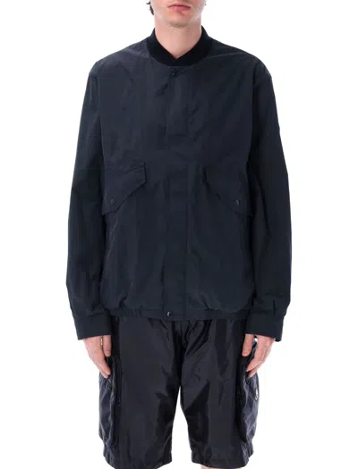 Moncler Genius Tatenen 3 Moncler Mercedes-benz Designed By Nigoldeneye Cotton Blend Jacket In Blue