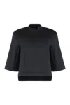 Moncler Genius Techno Fabric T-shirt In Blue