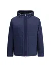 Moncler Genius The Moncler X Gilga Farm By Donald Glover Caracara Short Down Jacket In Blue