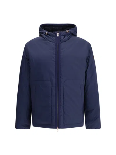 Moncler Genius The Moncler X Gilga Farm By Donald Glover Caracara Short Down Jacket In Blue