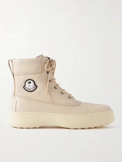 Moncler Genius W.g. Mid Leather Boots White
