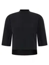 Moncler Genius Black Moncler X Ee72 By Edward Enninful Neoprene T-shirt In Black