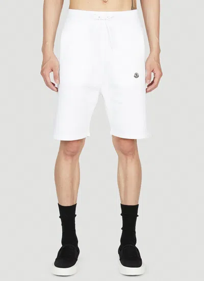 Moncler Genius Track Shorts In White