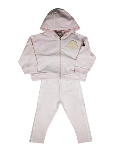 Moncler Genius Kids' Mono - Color Carne Y Neutral In Pink