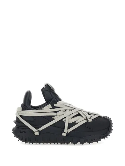 Moncler Genius Trailgrip Megalace Sneakers In Black