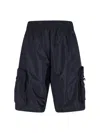 Moncler Genius Nigo Collaboration Mercedes-benz Cargo Style Shorts In Blue