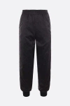 Moncler Genius Adidas Originals Straight-leg Reversible Logo-jacquard Shell Down Sweatpants In Black