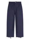 Moncler Genius X Gilga Farm By Donald Glover Logo Wide Trousers In Blue