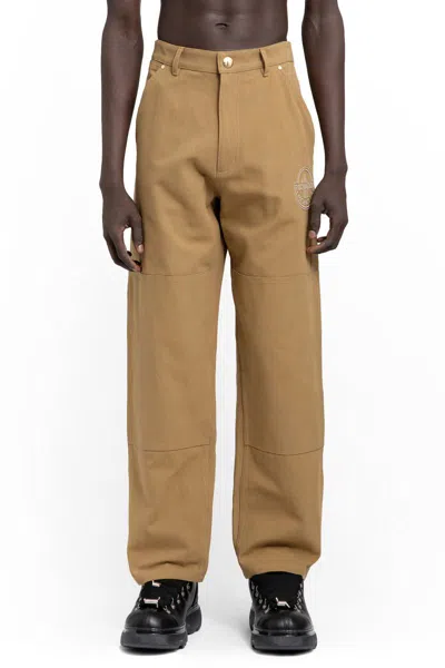 Moncler Genius Trousers In Brown