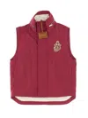 Moncler Genius Tryfan Padded Vest 1  Jw Anderson Unisex In Burgundy