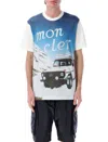 Moncler Genius T-shirt With Moncler X Mercedes-benz By Nigo Print In Blue