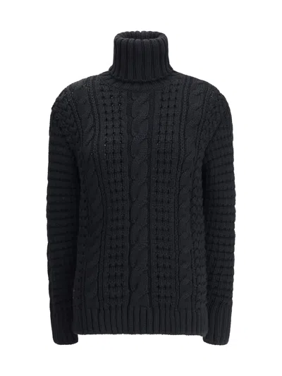 MONCLER GENIUS TURTLENECK SWEATER BY MONCLER X EE72 BY EDWARD ENNINFUL IN MERINO WOOL