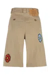 Moncler Genius Unisex Shorts In Beige