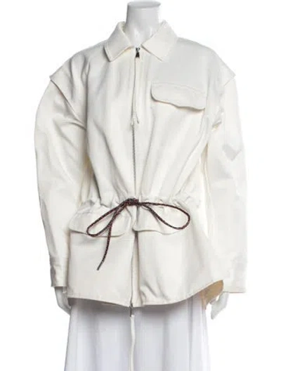 Pre-owned Moncler Genius Utility Jacket In White
