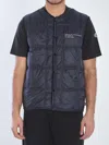 Moncler Genius Vaile Padded Vest In Blue