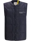 Moncler Genius Moncler X Frgmt Vaile Blue Vest In Nylon