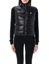 Moncler Genius Padded Zip-up Gilet In Black