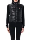 Moncler Genius Padded Zip-up Gilet In Black
