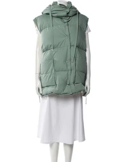Pre-owned Moncler Genius Vest In Green