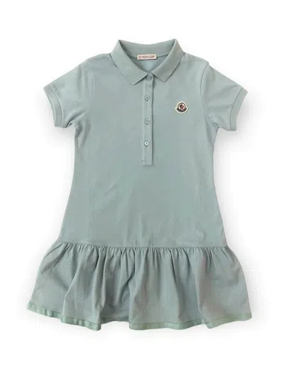 Moncler Genius Kids' Midi Dress In Green