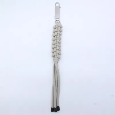 Moncler Genius White Key Ring In Gray