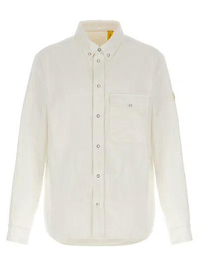 Moncler Genius Quilted Nylon Overshirt In White
