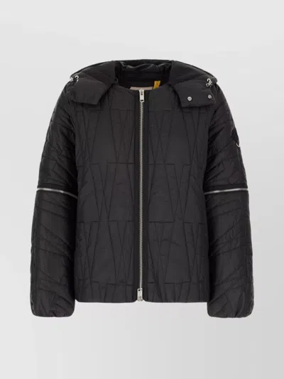 Moncler Genius Willow Smith Detachable Hood Down Jacket In Black