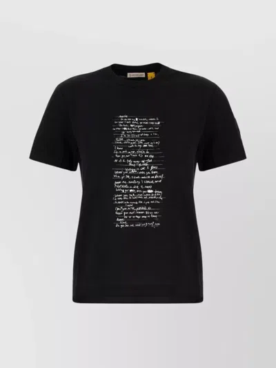 MONCLER GENIUS WILLOW SMITH GRAPHIC COTTON T-SHIRT