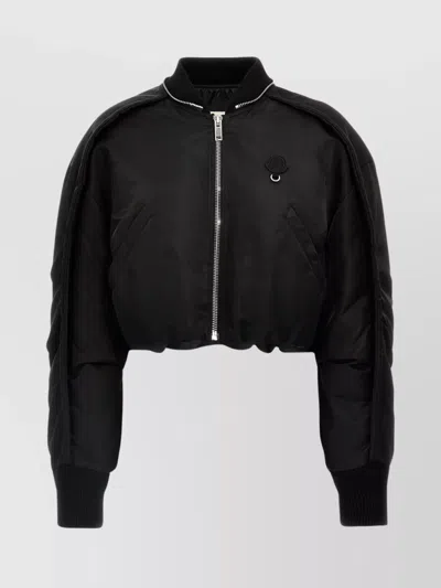 Moncler Genius Willow Smith 'malek' Cropped Hooded Down Jacket In Black