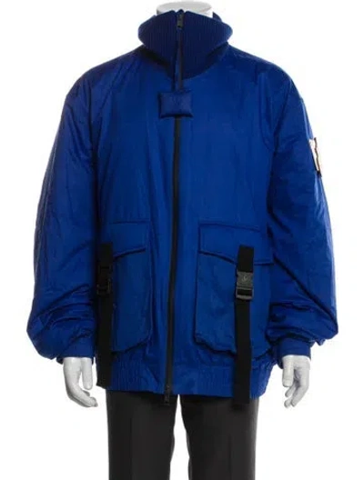 Pre-owned Moncler Genius Windbreaker In Blue